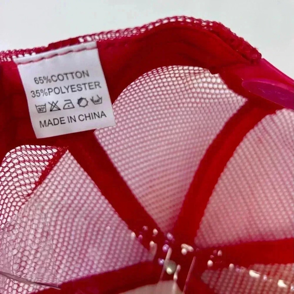 🍕”Pizza Planet” NWT Unisex Toy Story Mesh Trucker Hat-Snap Back-Red/White🌎 - Picture 5 of 9